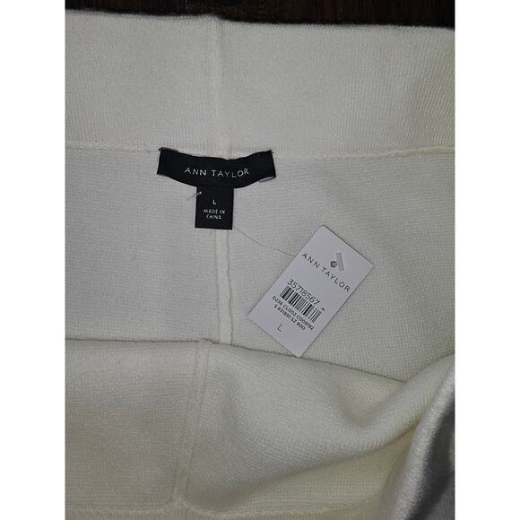 Ann Taylor Cream Midi Skirt - Picture 3 of 3